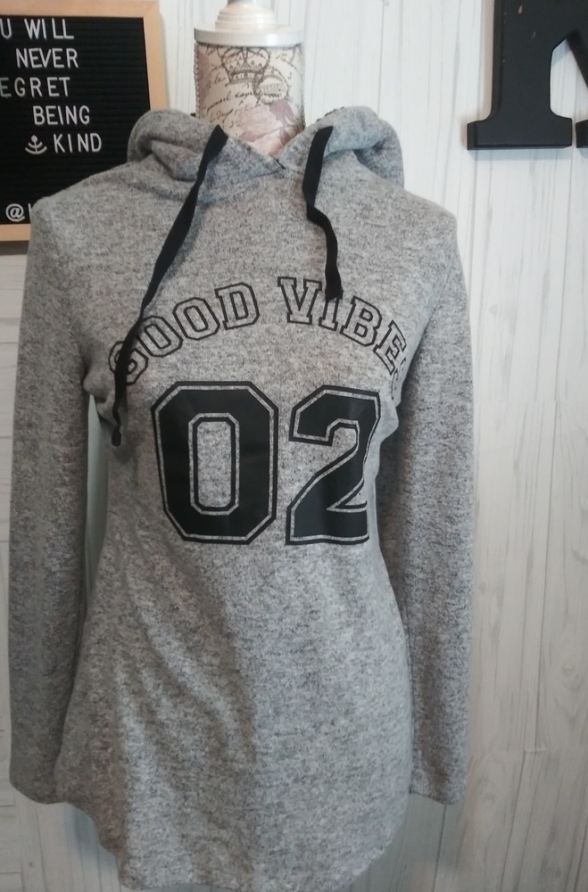 No Comment | good vibes Hoodie Sz Lg Super Soft!